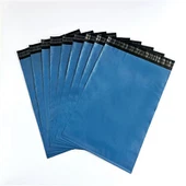 Sobres publicitarios de polietileno azul